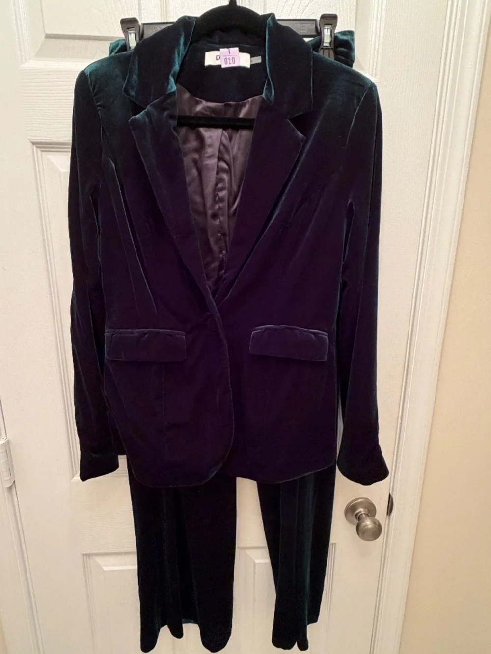 Green Velvet Suit - Picture 1 of 6